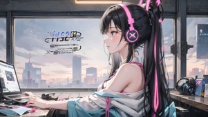 勤劳工作女孩
