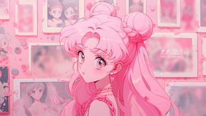 治愈粉月野兔