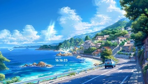 海风吹遍小镇