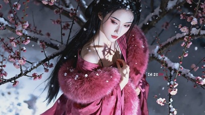 雪落国风美女