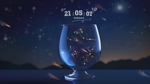 杯子夜色