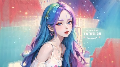 4k阳光可爱女孩