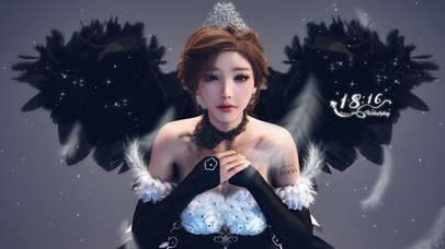 暗黑风性感美女