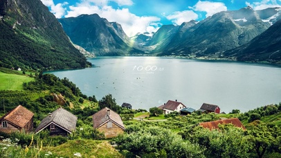 4K治愈唯美挪威的湖