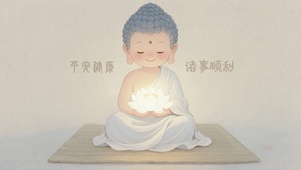 清心解压大悲咒  简约好运佛祖