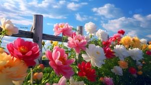 心旷神怡牡丹花