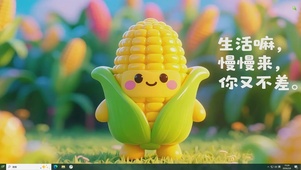 生活慢慢来桌面主题