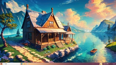 湖心小屋——壁纸主题