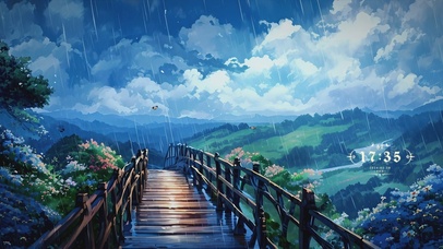 动漫风景护眼壁纸