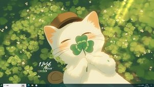 四叶草猫咪