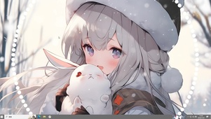 雪地少女