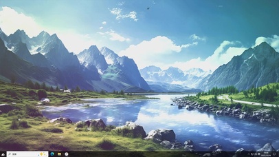 湖光轻语-桌面主题