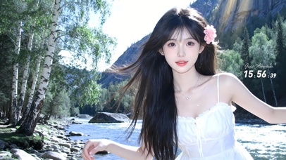 4K纯欲系长发美女