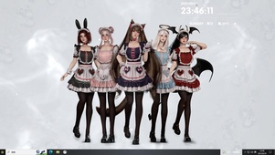 Lolita美少女 女仆姐妹装