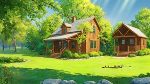 治愈森林小屋