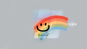 微笑见彩虹