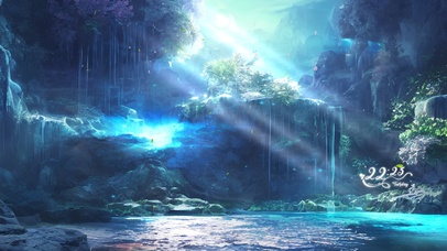 4k 唯美梦幻仙境月光