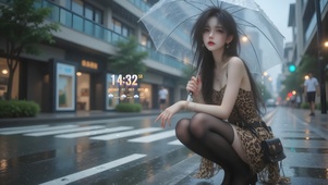 豹纹性感御姐