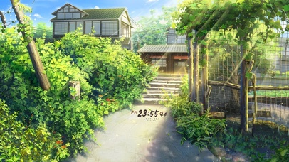 治愈清新夏日小院