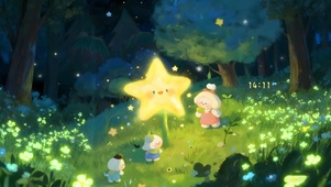 萤火虫遇见小星星