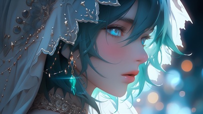 披着头巾的公主