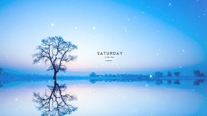 冬季夕阳余晖的钱塘江风光