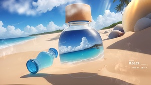 4K蓝色大海