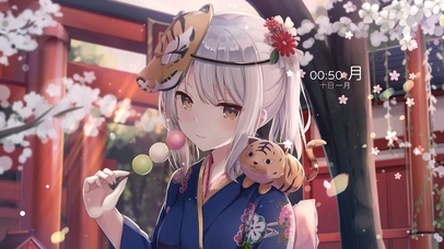 4K唯美治愈可爱萌系少女