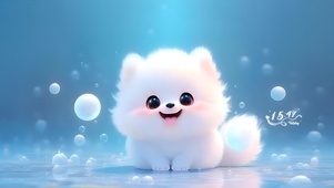 可爱的小白