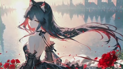 甜美萌系甜美猫耳女孩