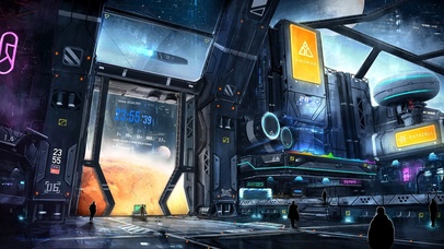 4k 赛博朋克科技太堡垒