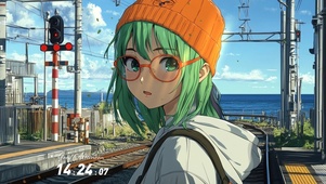 戴眼镜的女孩