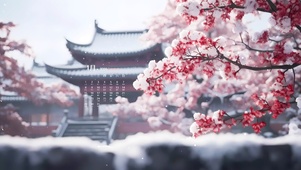 4k浪漫梅花