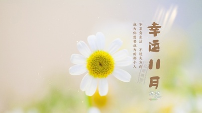 4K 幸运11月成为你想要的人