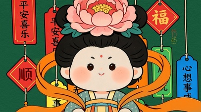 呆萌唐妃赐上上签