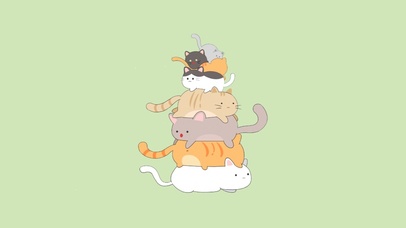 可爱叠猫猫