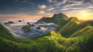 唯美夕阳美景