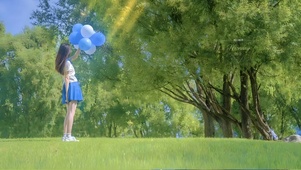 唯美清新护眼少女