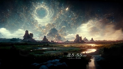 4K唯美治愈山川星空