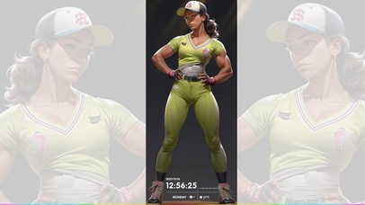 4K性感Ai棒球美女