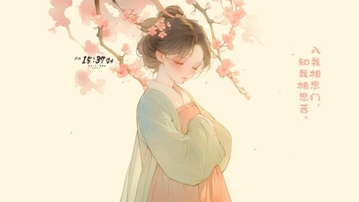 入我相思门，知我相思苦。