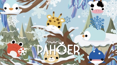 PAHOER-雪天的动物球球们