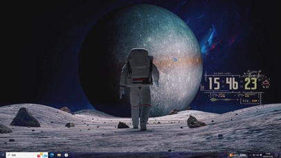 月球行走—【主题桌面】