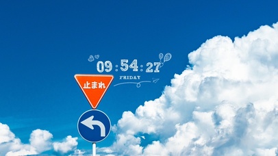 4K 极简治愈天空云朵