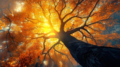 金秋瑞照财福满堂