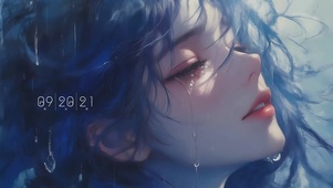 流着泪的你的脸