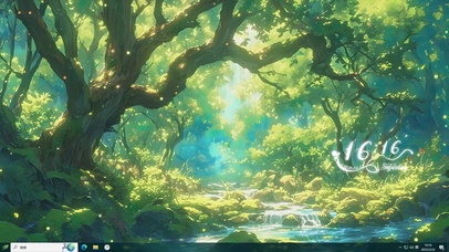 森林梦幻AI壁纸-桌面主题