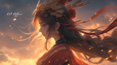 4k古装红衣女神