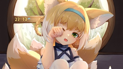 睡眼惺忪的铃兰