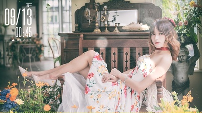 碎花裙子的女朋友